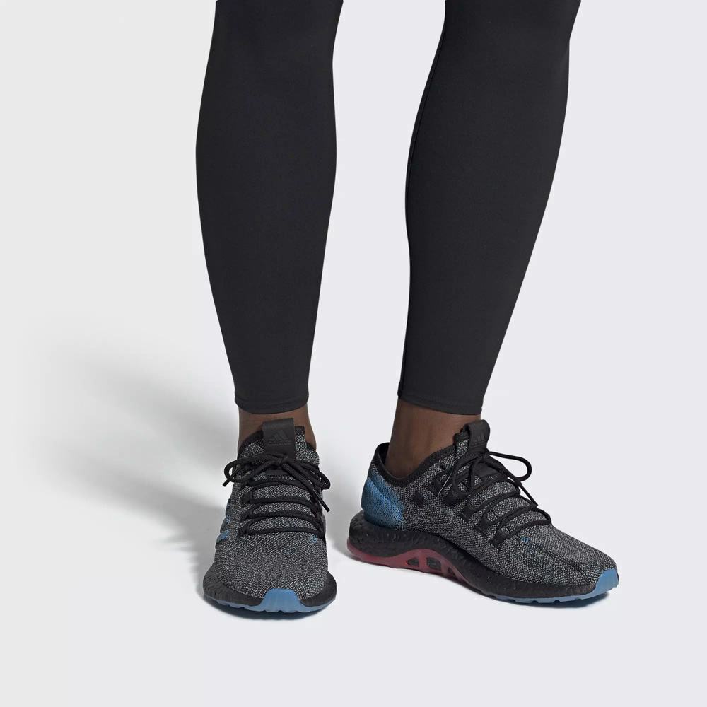 Adidas Pureboost LTD Tenis Para Correr Negros Para Hombre (MX-68891)